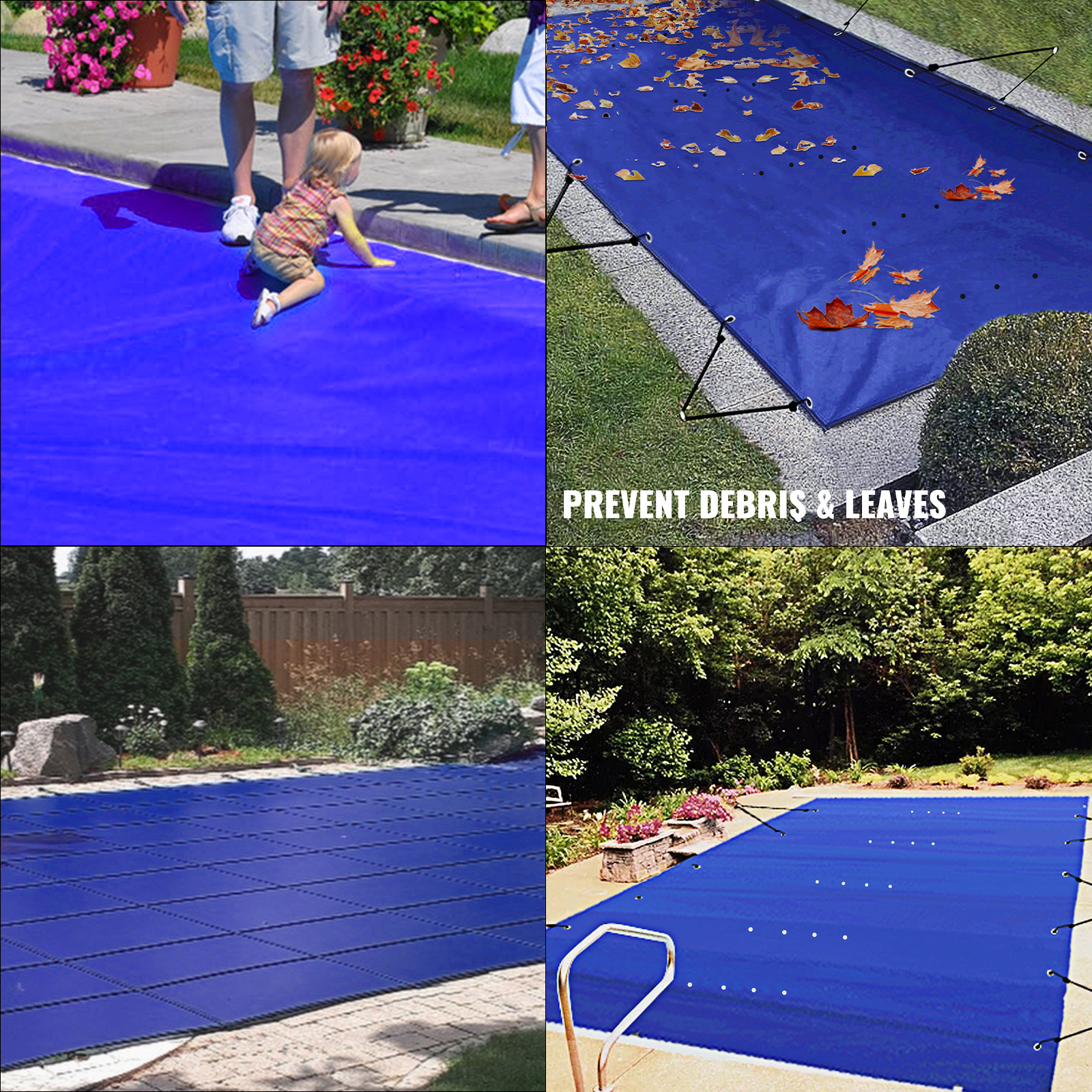 VEVOR Pool Cover Reel Aluminum Solar Cover Reel 18 ft. Inground