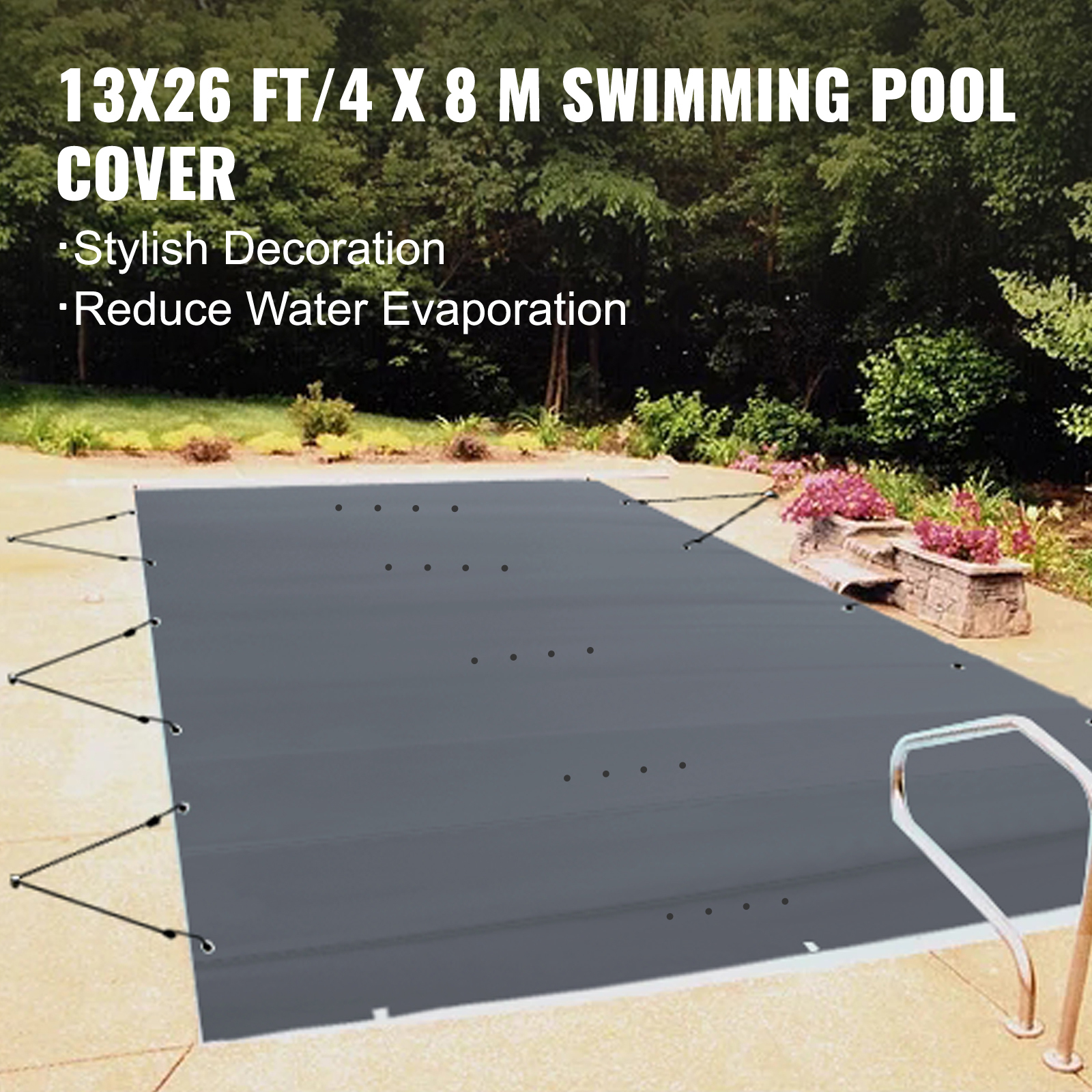 VEVOR VEVOR Pool Safety Cover, 13x26 ft In-ground Pool Cover