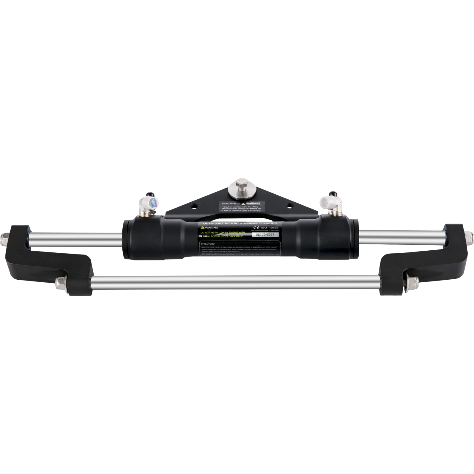 VEVOR Hydraulic Outboard Boat Steering Kit 10-24''Hoses 300HP Helm Pump Cylinder - Picture 25 of 158