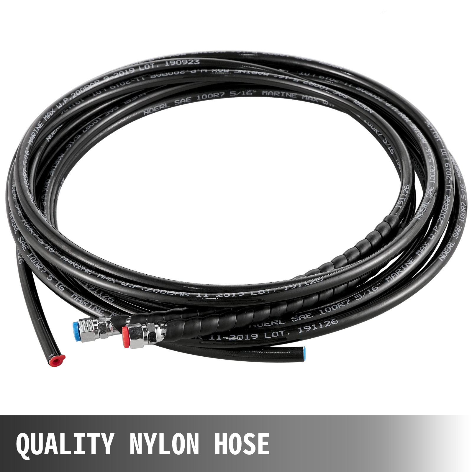 VEVOR Hydraulic Boat Steering Kit, 300HP Hydraulic Steering Kit Helm Pump,Hydraulic Outboard Steering Kit with 10 Feet Hydraulic Steering Hose for Boat Steering System 