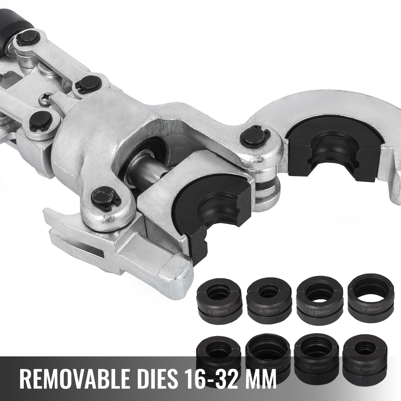 Rohr-Crimpzange Handpresse Kit + 8 Stück Werkzeug 16-32mm PEX Kalibrator  Fitting - AliExpress
