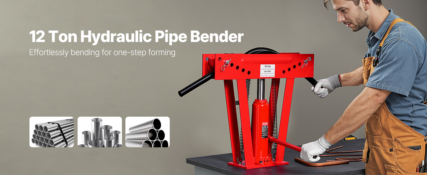 4-tlg. Klimaanlagen Kupferrohr-Biege-Set - Manuelles Biegewerkzeug Für HVAC Installation