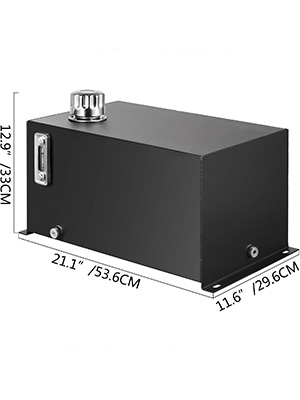 Hydraulic Reservoir Oil Tank Fuel Tank 10 Gal Steel with Filter