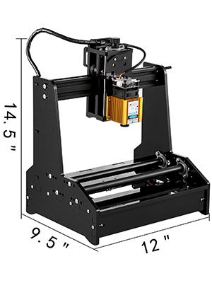 Cnc Mini Laser Engraver Cutter 15w Laser Engraving Machine Cylindrical Engraver