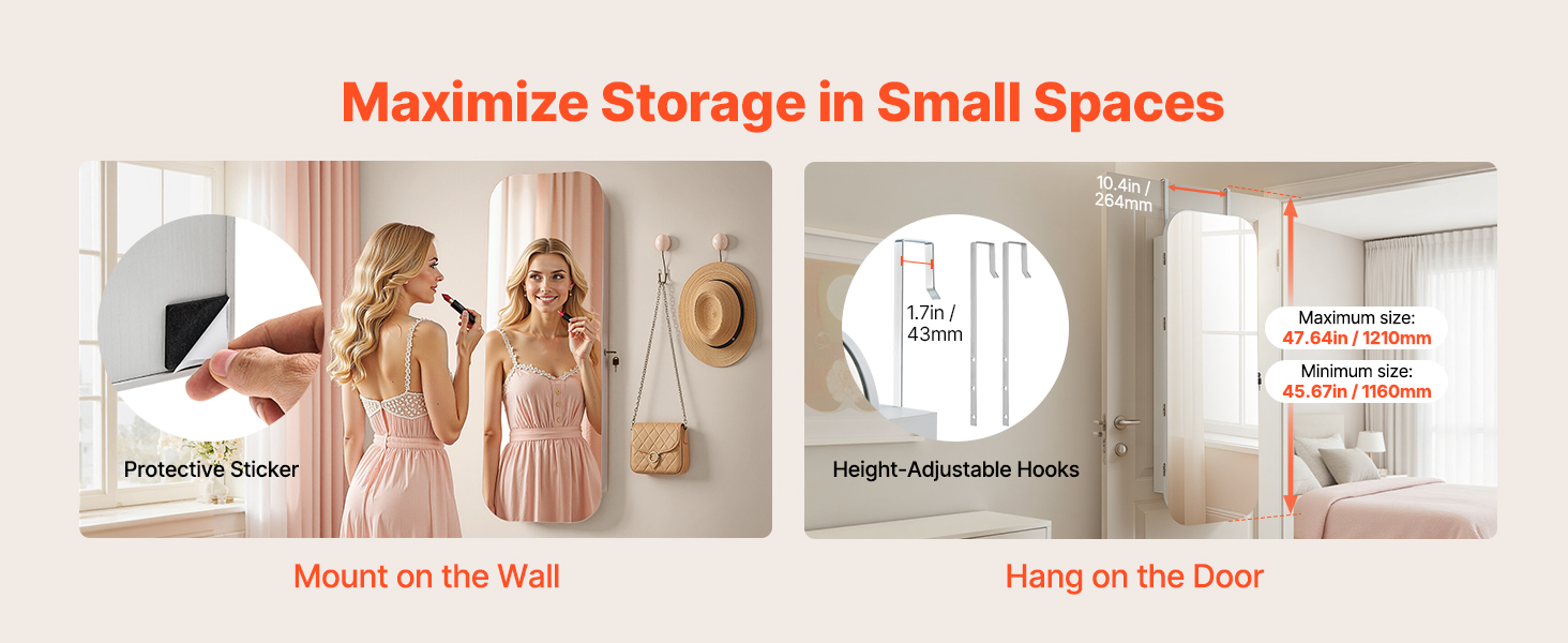 door mounted jewelry cabinet setup
