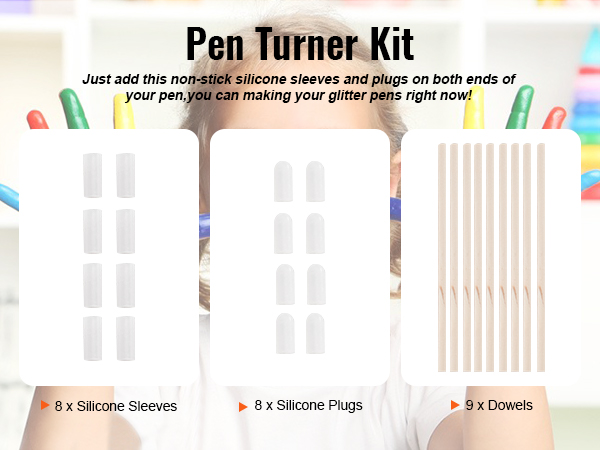 VEVOR Cup Turner Tumbler Spinner Pen Turner with Epoxy Resin Kit for  Beginners