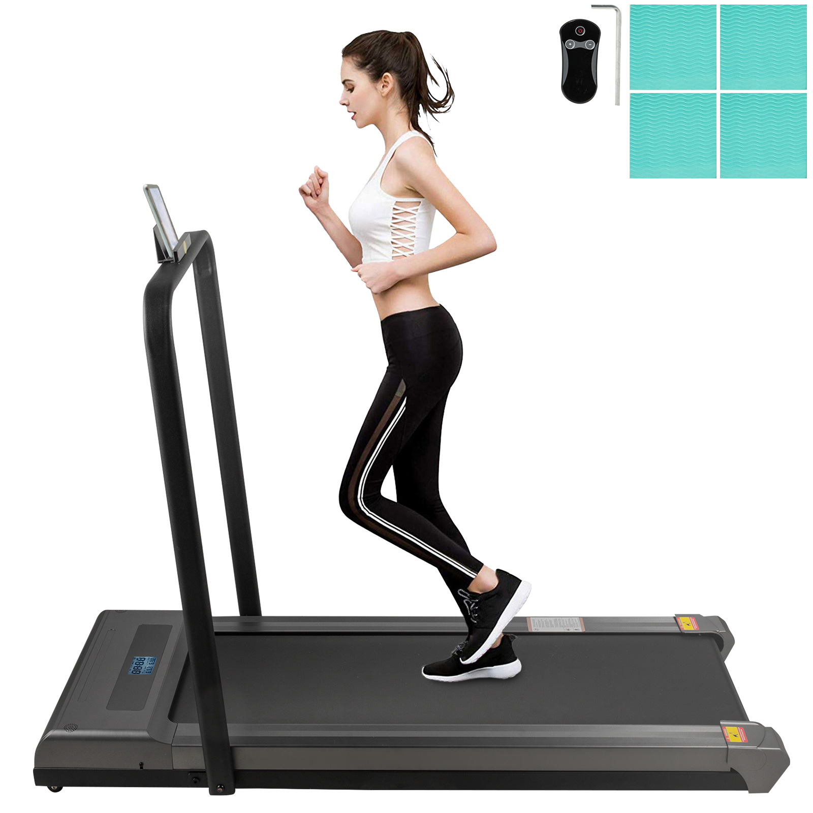 Details about   Electric Treadmill Under Desk Treadmills Fitness Training w/Remote Control US 