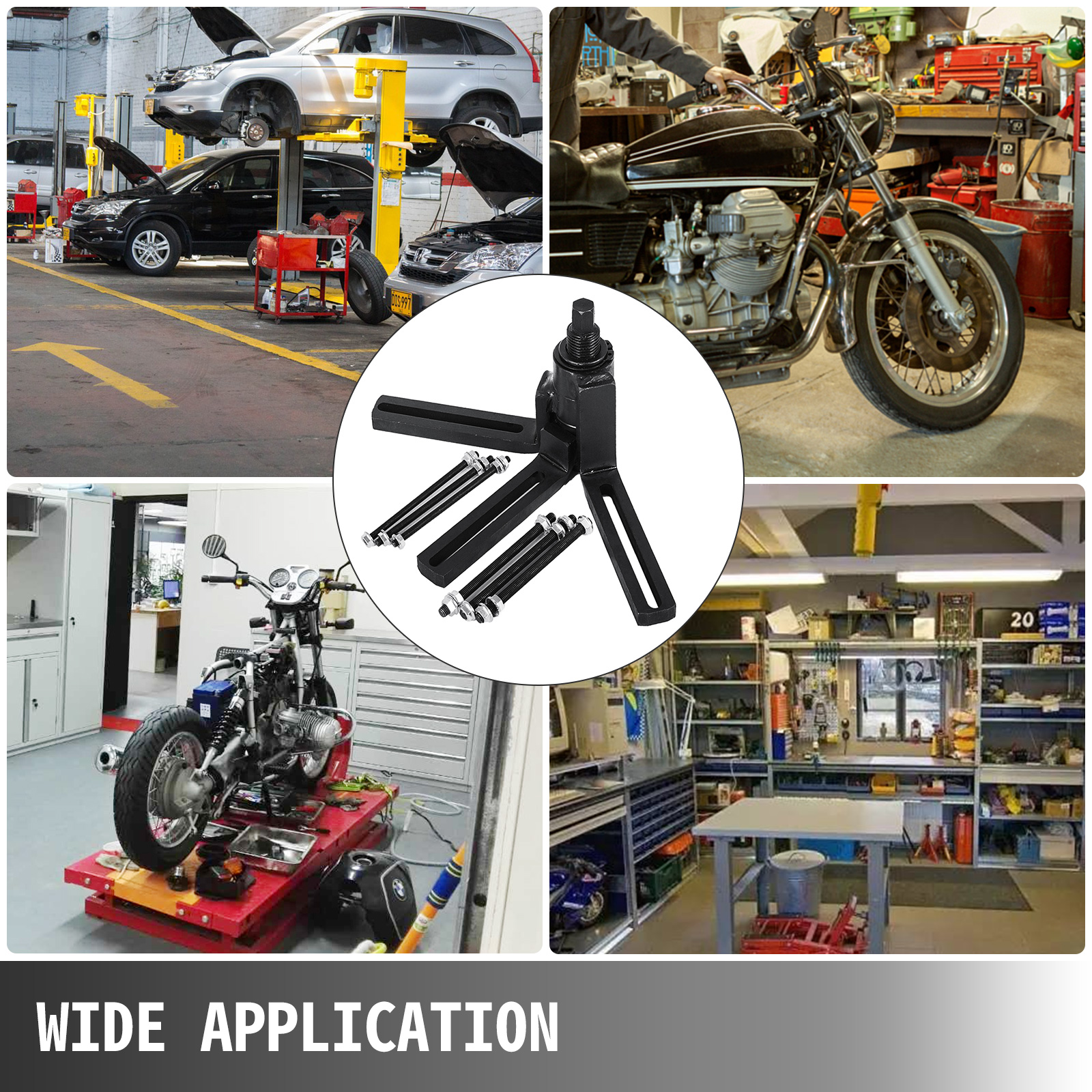 VEVOR Outil Séparateur de Carter pour Moto ATV Quad, Extracteur de