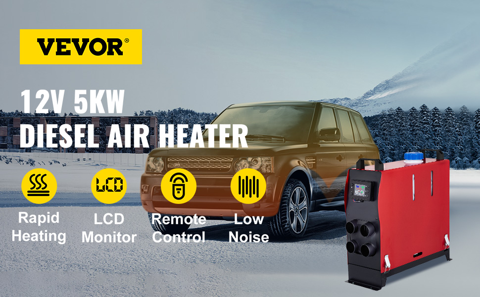 5KW 12V Diesel Standheizung Luftheizung Heizung Auto Air Heater