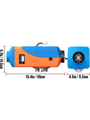 Riscaldatore d'Aria Arancione blu 12V 8KW per Camion Auto Barche