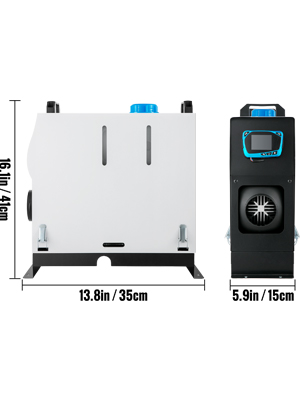 VEVOR VEVOR Riscaldatore ad Aria Diesel 12V, Riscaldatore di Parcheggio, Riscaldatore  per Camion 8KW All in One Interruttore Schermo LCD, Riscaldamento da  Parcheggio, Air Heater Diesel 12V 8KW