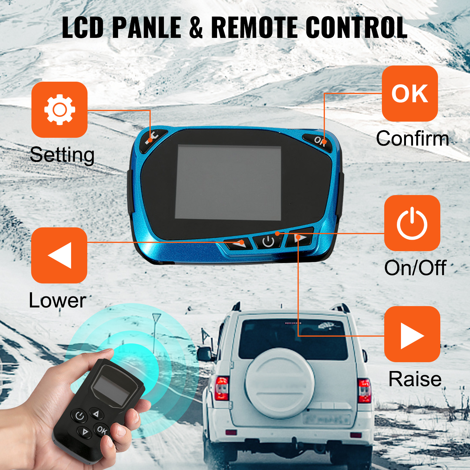 Redriver Riscaldamento da Parcheggio Diesel, Riscaldatore Diesel, 12V/24V  Riscaldatore a Gasolio Diesel 8KW con LCD, Usato per Camper, Camion