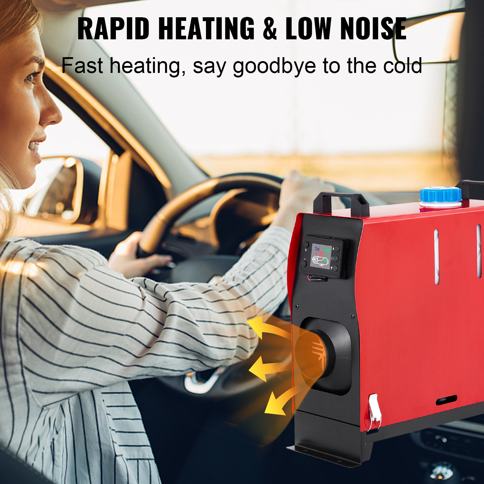 8KW 12V Chauffage Diesel Réchauffeur de Voiture All-IN-1 LCD Affichage avec  Télécommande RV pour Vehicule - Cdiscount Auto