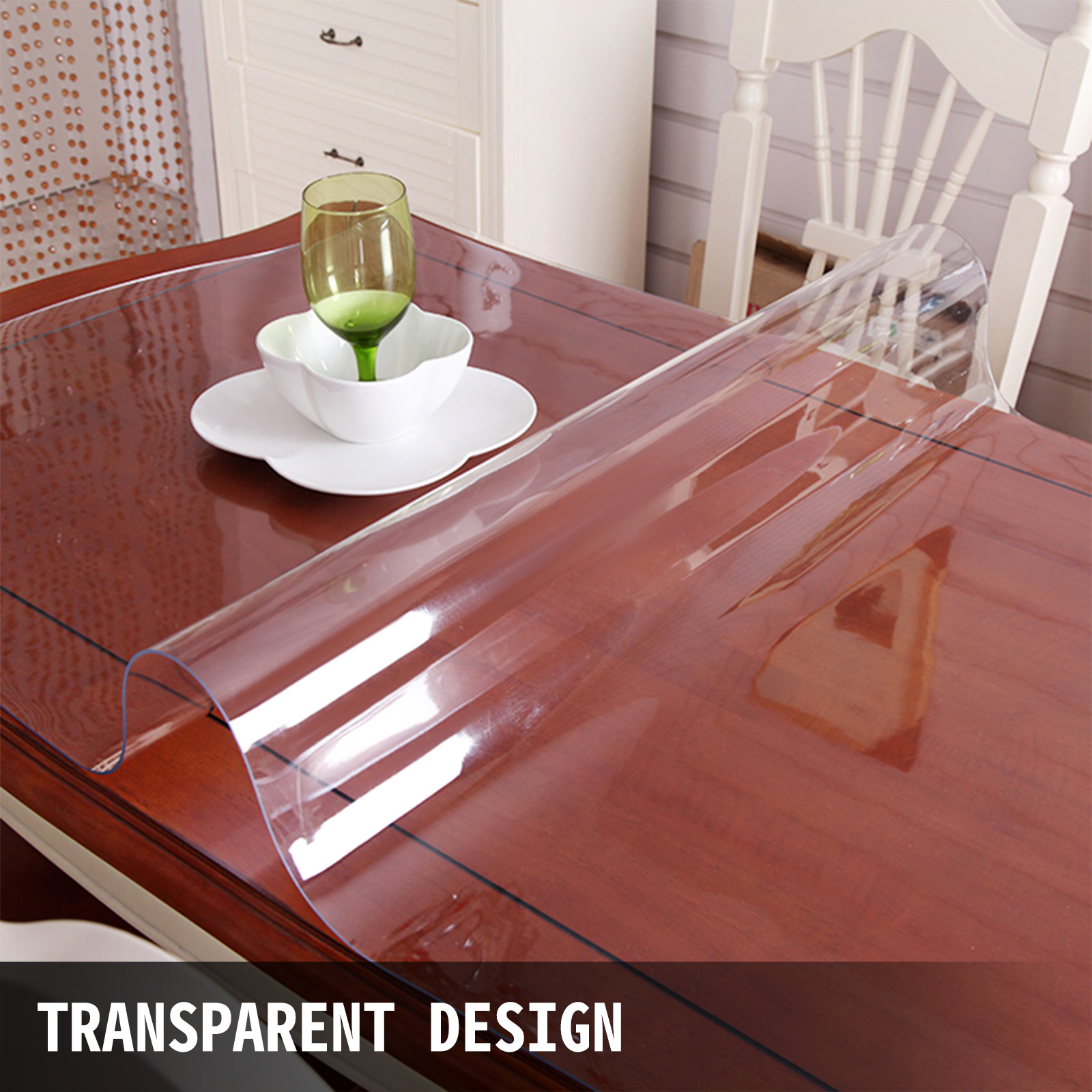 Tapis De Protection En Vinyle Transparent Pour Table Nappe - Temu