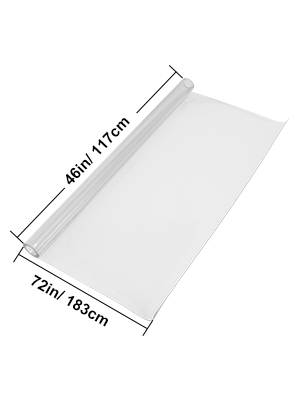 VEVOR - Protector de mesa transparente de 72 x 46 pulgadas, 0.059 in de  grosor, protector de escritorio transparente, protector de mesa de mantel  de