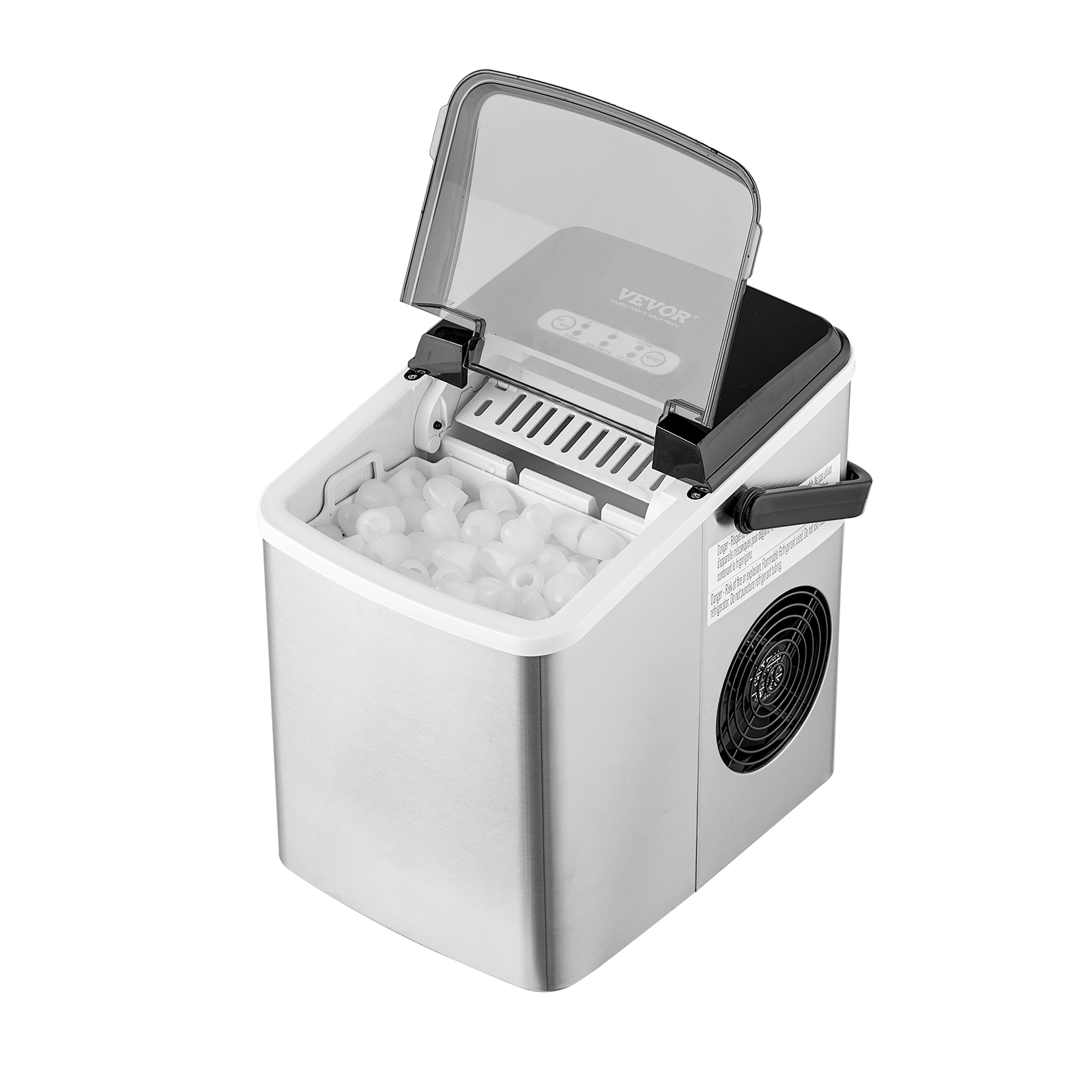 VEVOR Portable Countertop Ice Cube Maker Machine 26/33/37/62Lb/24H Self-Cleaning