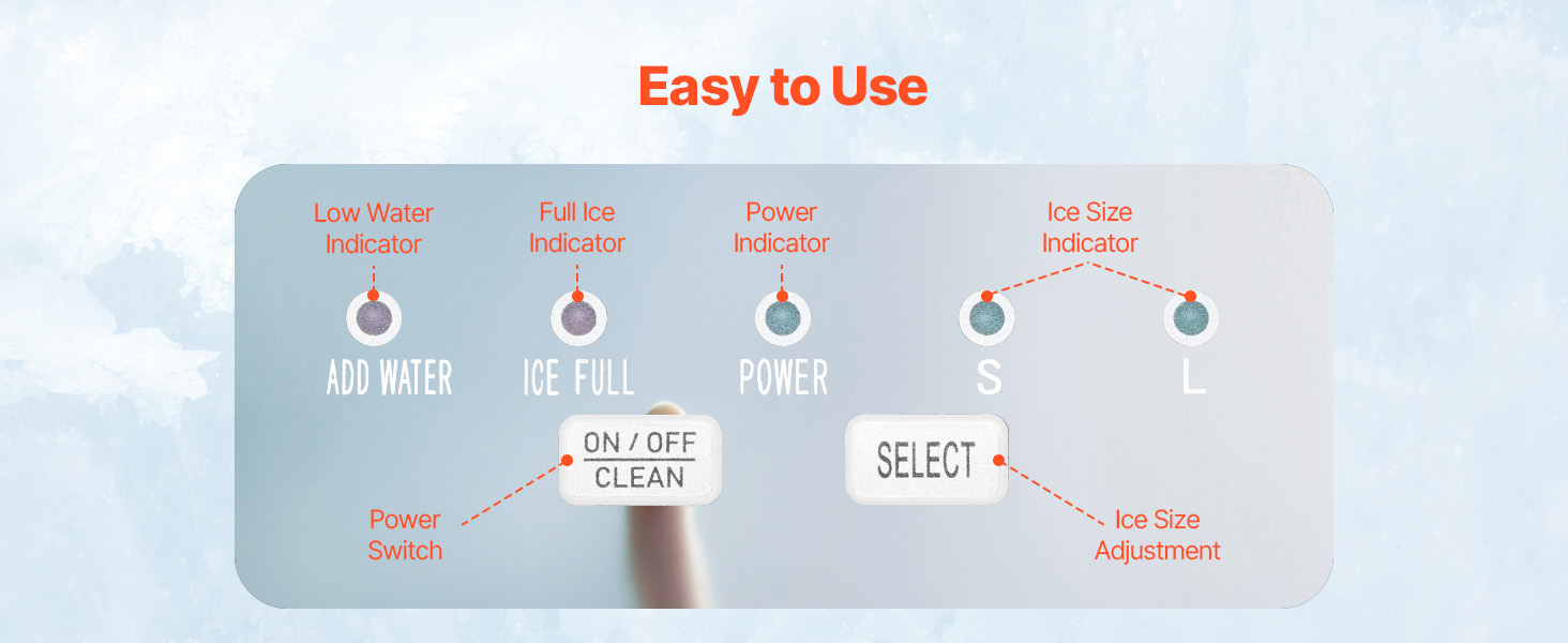 Countertop Ice Maker A100 2.3w