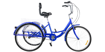 VEVOR Tricycle Adult 24’’ Wheels Adult Tricycle 1-Speed 3 Wheel Bikes For Adults Three Wheel Bike For Adults Adult Trike Adult Folding Tricycle Foldable Adult Tricycle 3 Wheel Bike Trike For Adults