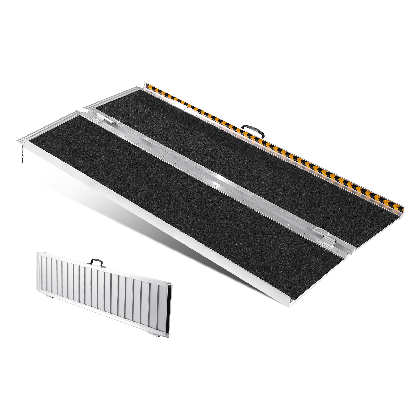 VEVOR Folding Wheelchair Ramp Portable Aluminum Threshold Ramp achats 305 cm 363 kg