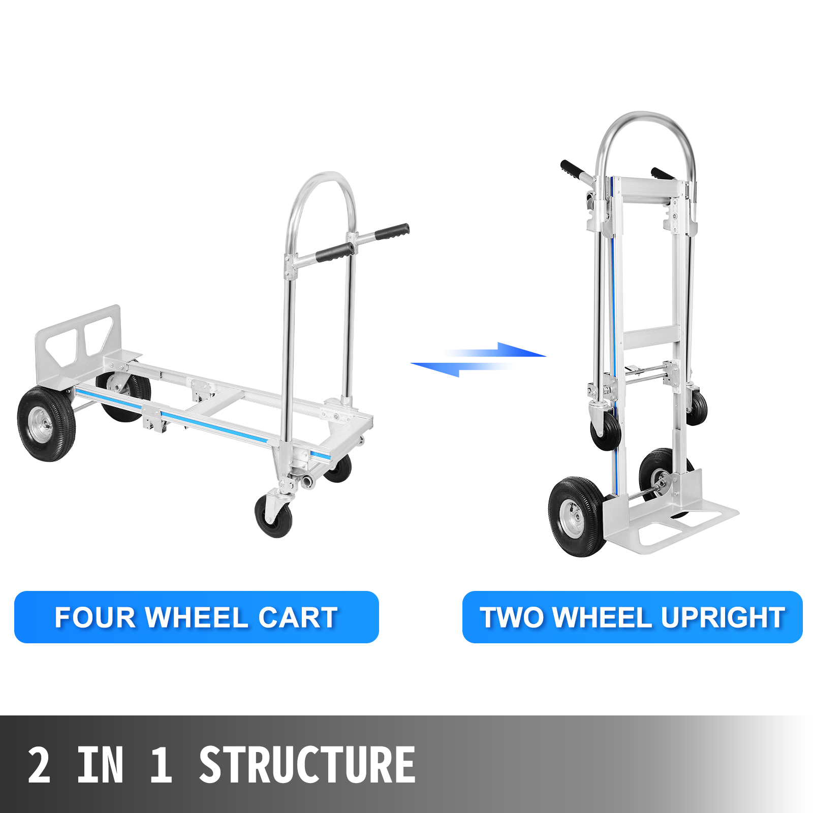 Coppia Carrello Elettrodomestici spostare mobili 250 Kg