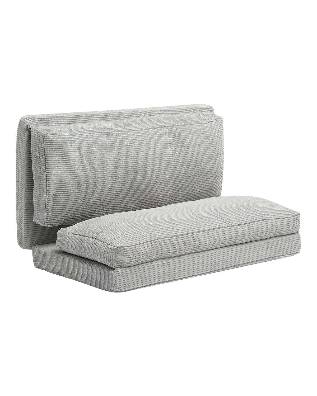 Folding sofa bed,3 pillows,dark grey