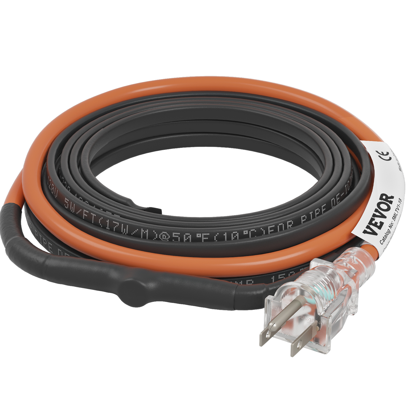 pipe heating cable,30 ft,5W/ft