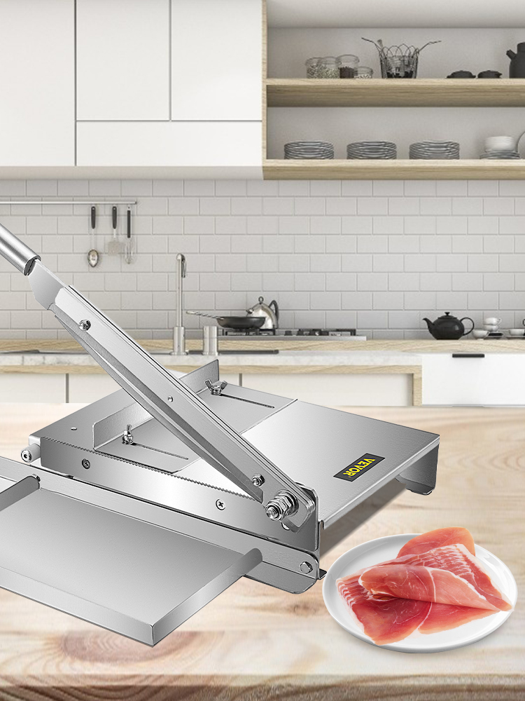 VEVOR Manual Meat Slicer, Meat Bone Cutter w/ 10.6" Long Blade, Beef