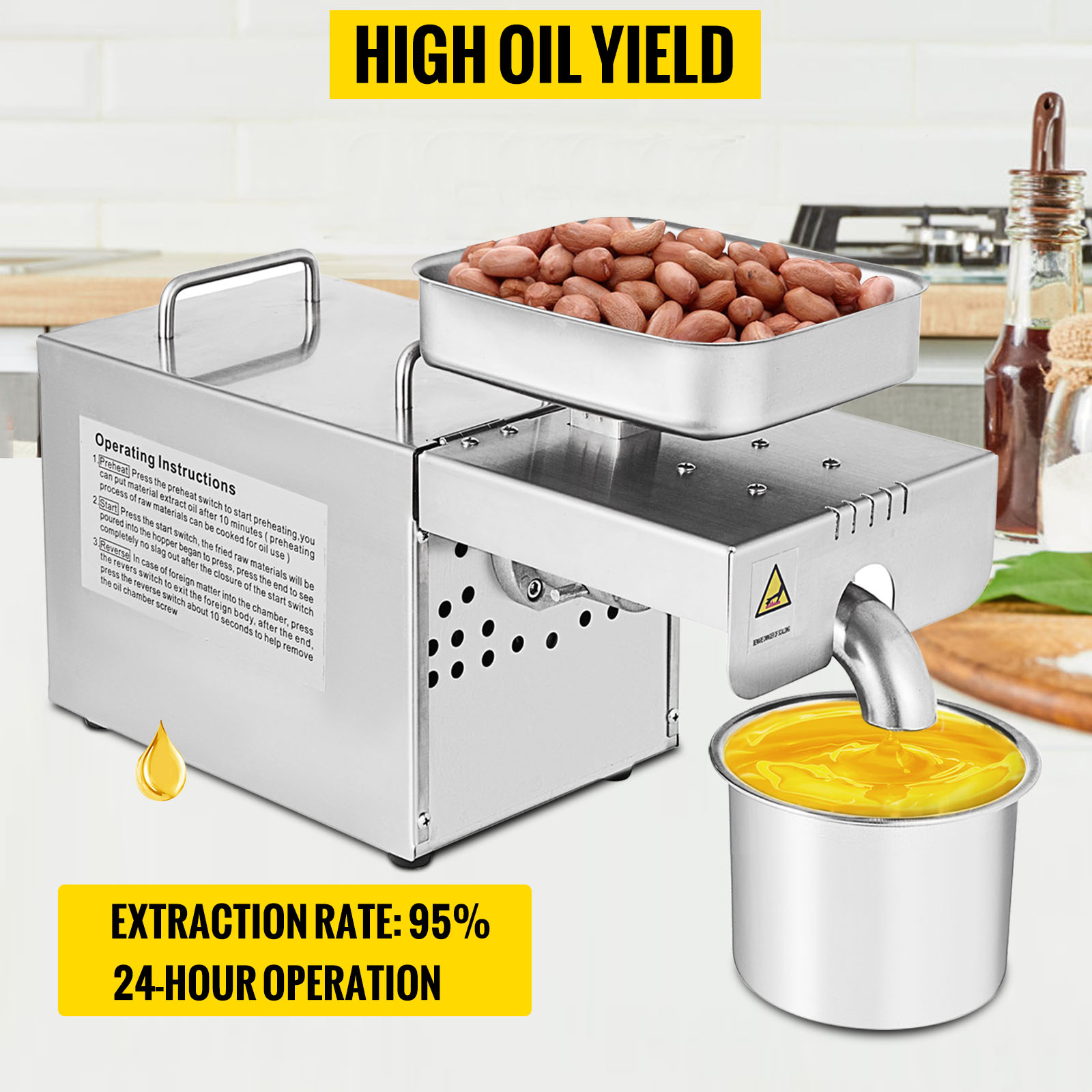 Professionnel et efficace machine de extraction huile olive