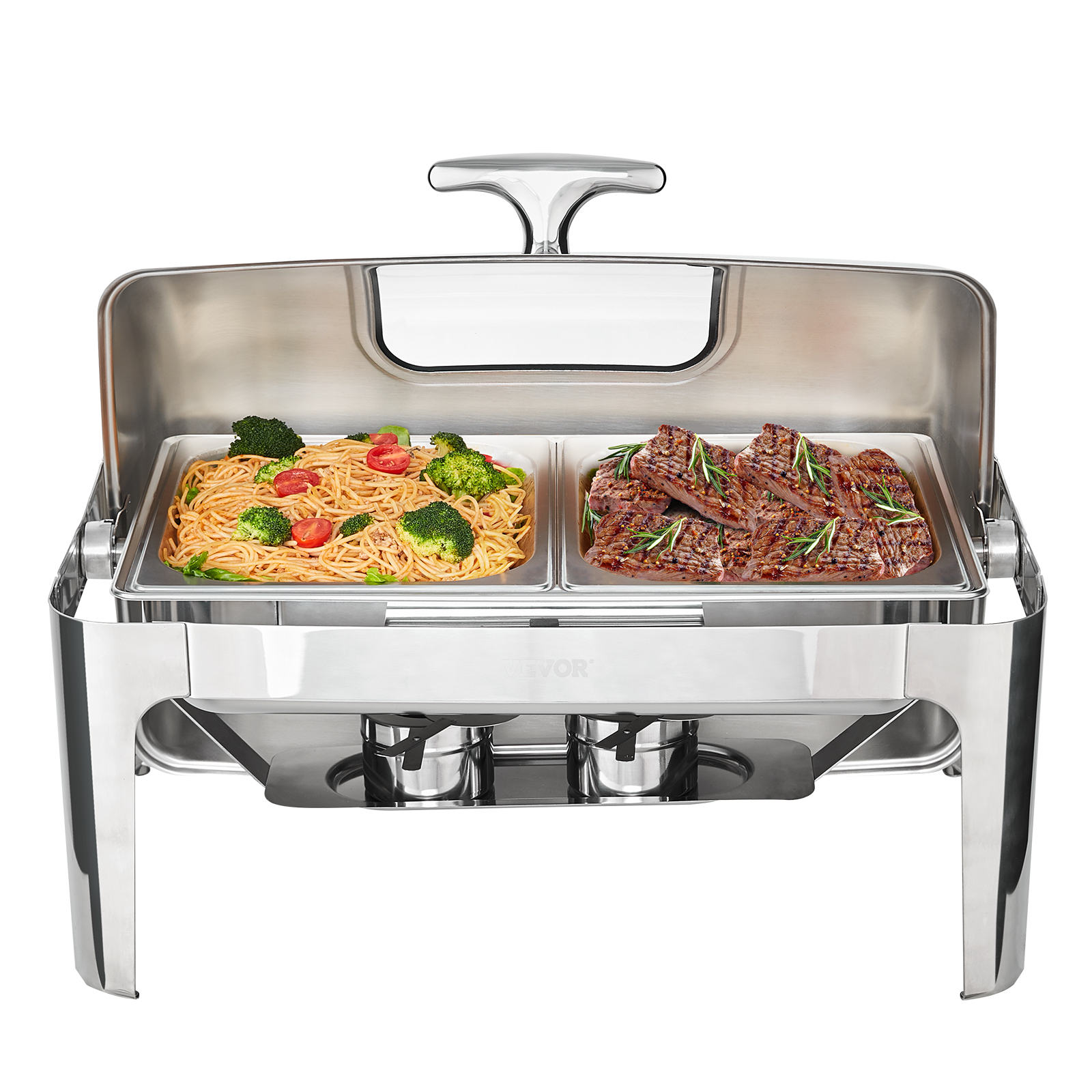 9Qt Stainless Steel Chafer Chafing Dish Sets Catering Food Warmer Buffet Set - Picture 48 of 98