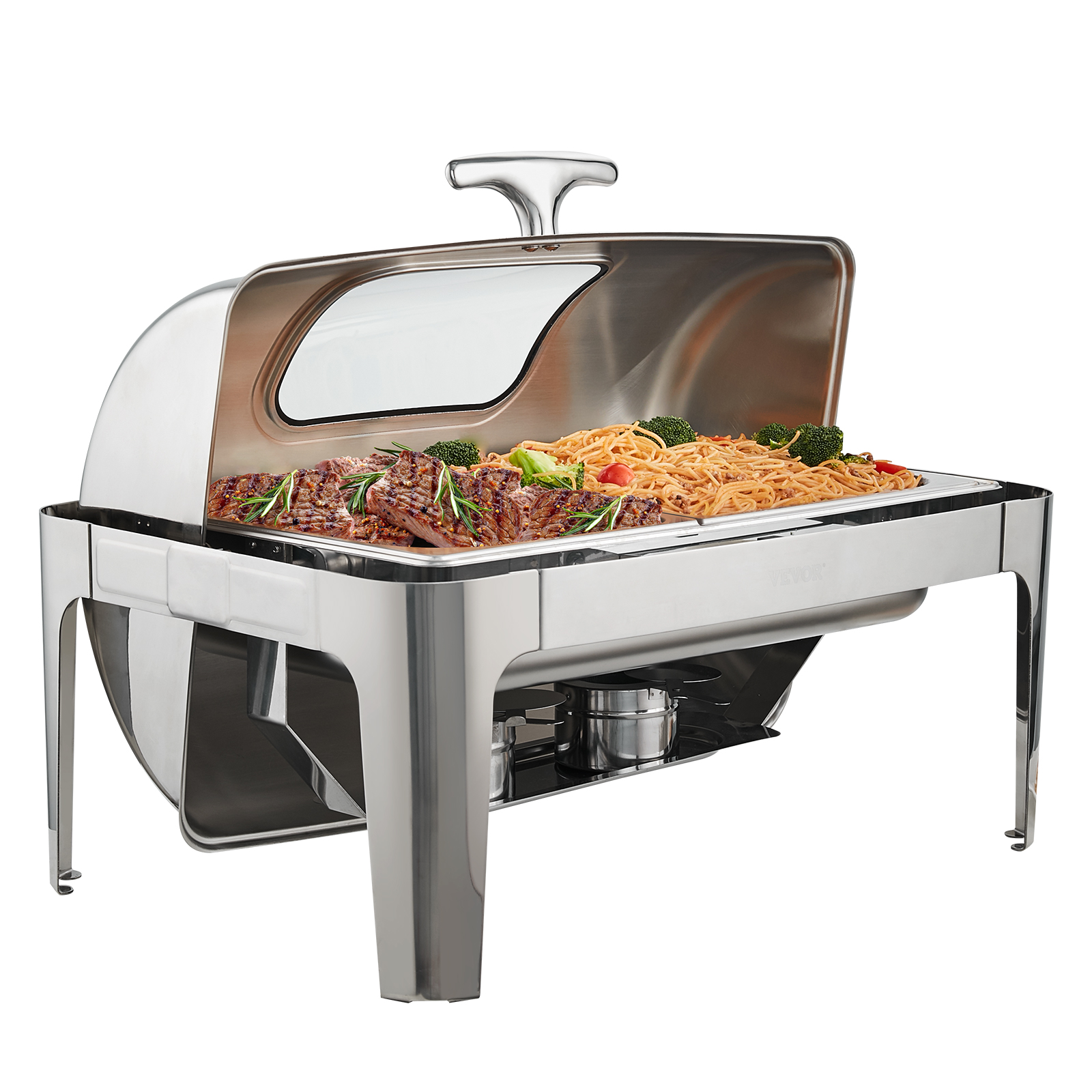 9Qt Stainless Steel Chafer Chafing Dish Sets Catering Food Warmer Buffet Set - Picture 50 of 98