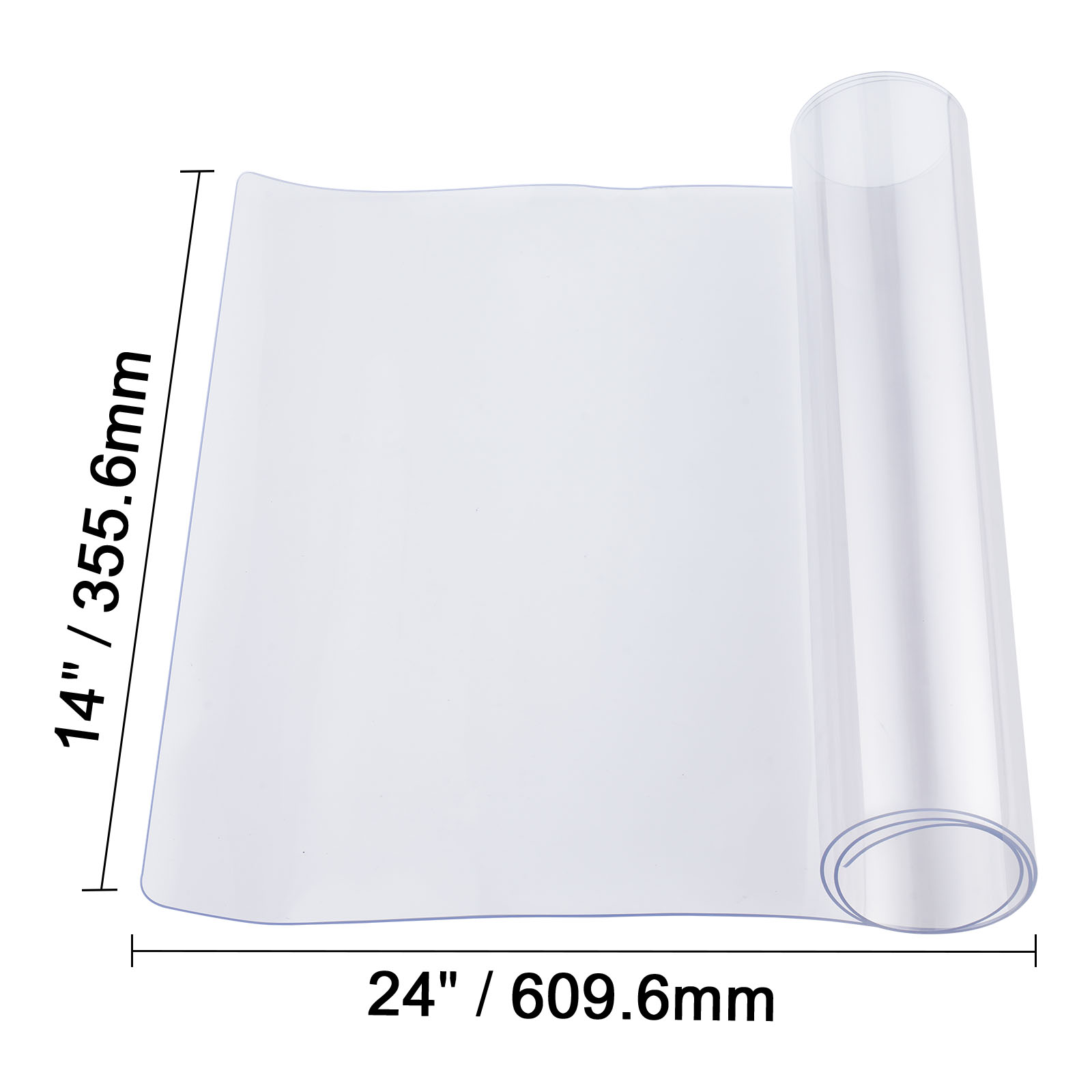 Uimoso PVC Table Protector 14x24-42x96 Inch Clear Plastic Desk Protector 1.5/2mm - Picture 20 of 168