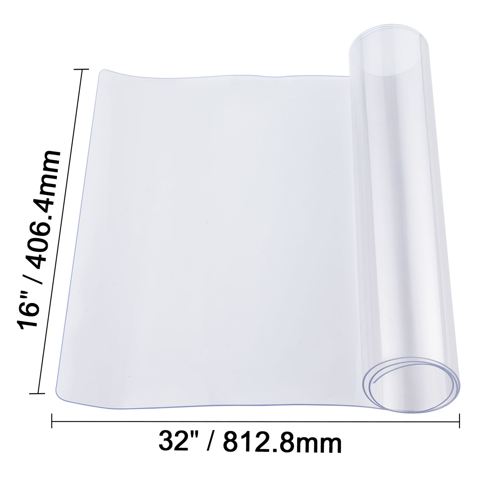 Uimoso PVC Table Protector 14x24-42x96 Inch Clear Plastic Desk Protector 1.5/2mm - Picture 116 of 168
