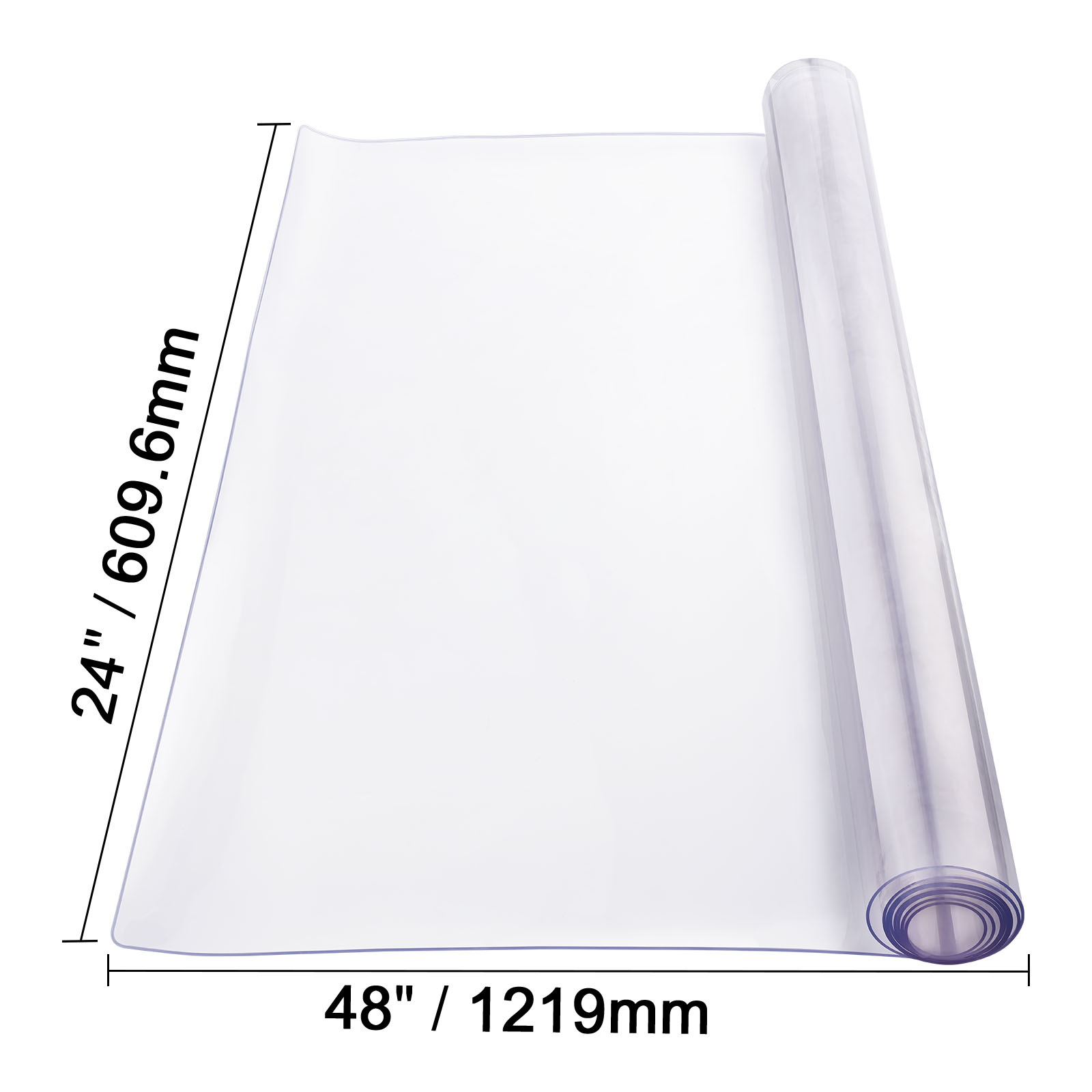 Uimoso PVC Table Protector 14x24-42x96 Inch Clear Plastic Desk Protector 1.5/2mm - Picture 56 of 168