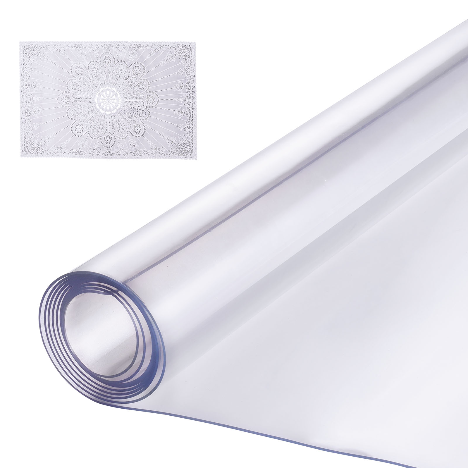 VEVOR PVC Table Protector 14x24-42x96 Inch Clear Plastic Desk Protector 1.5/2mm - Picture 63 of 158