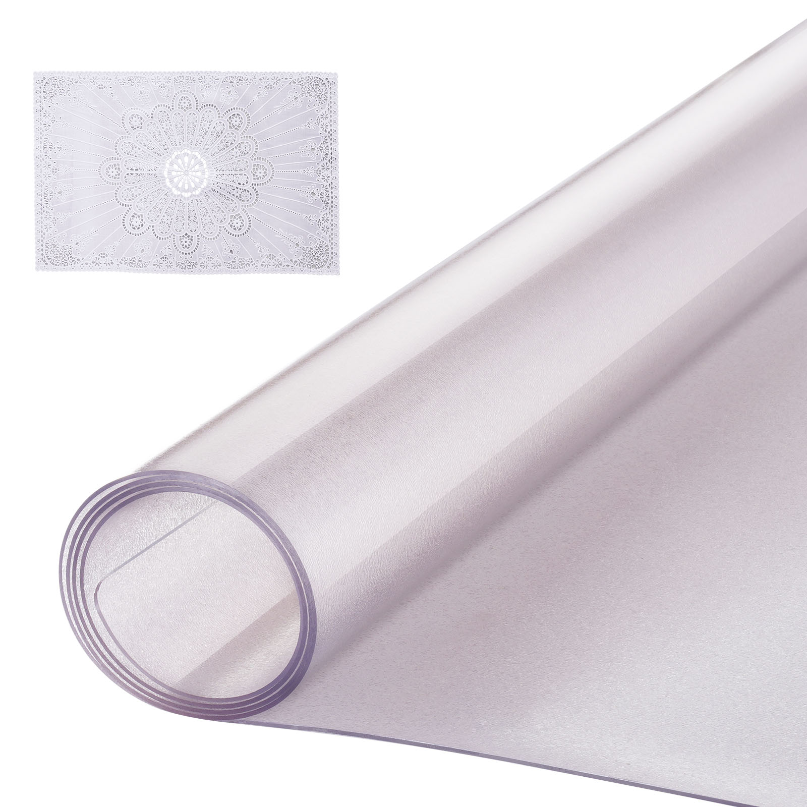 Uimoso PVC Table Protector 24x48/42x60/36x60 Frosted Plastic Protector 1.5mm - Picture 45 of 48
