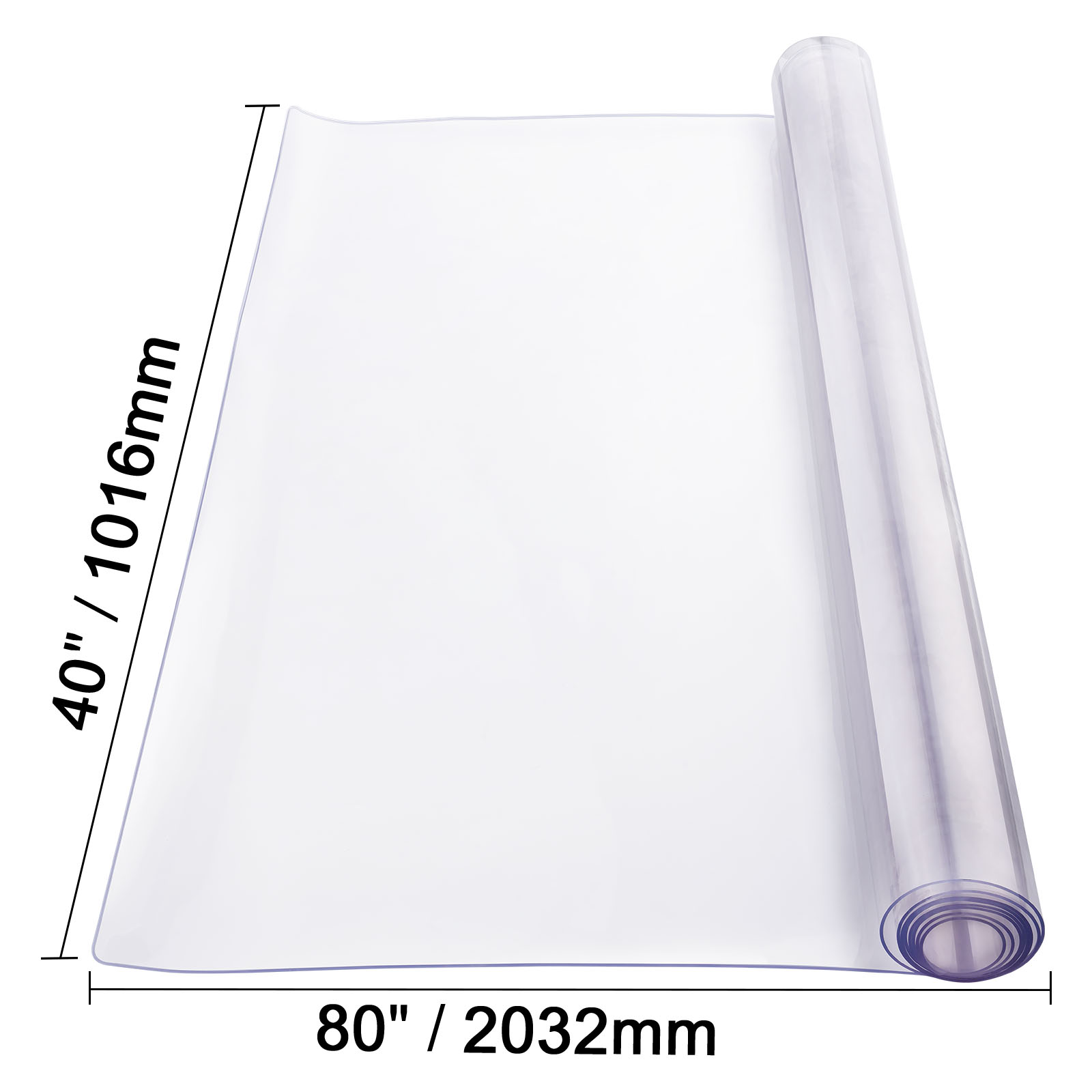 Uimoso PVC Table Protector 14x24-42x96 Inch Clear Plastic Desk Protector 1.5/2mm - Picture 92 of 168