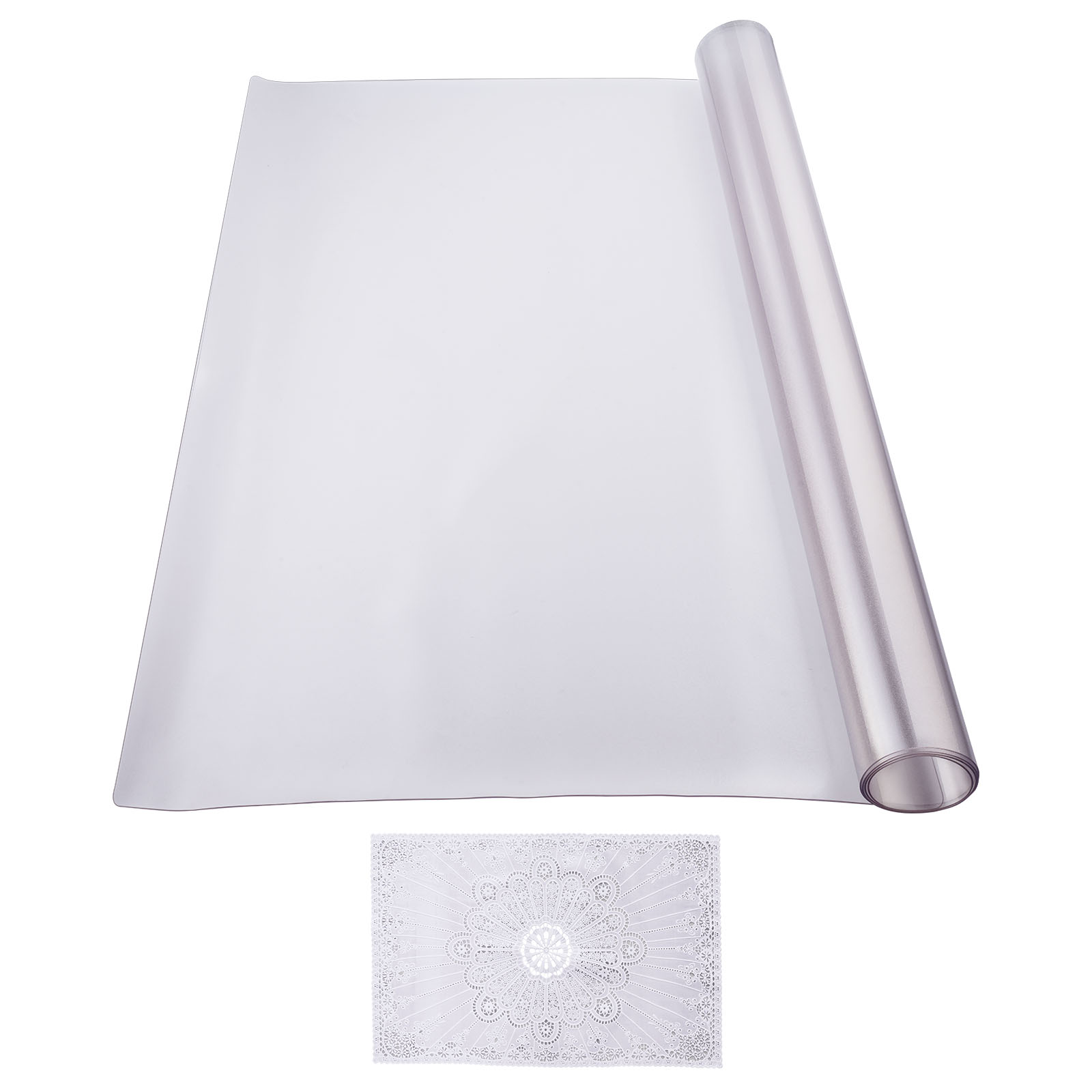Uimoso PVC Table Protector 24x48/42x60/36x60 Frosted Plastic Protector 1.5mm - Picture 25 of 48