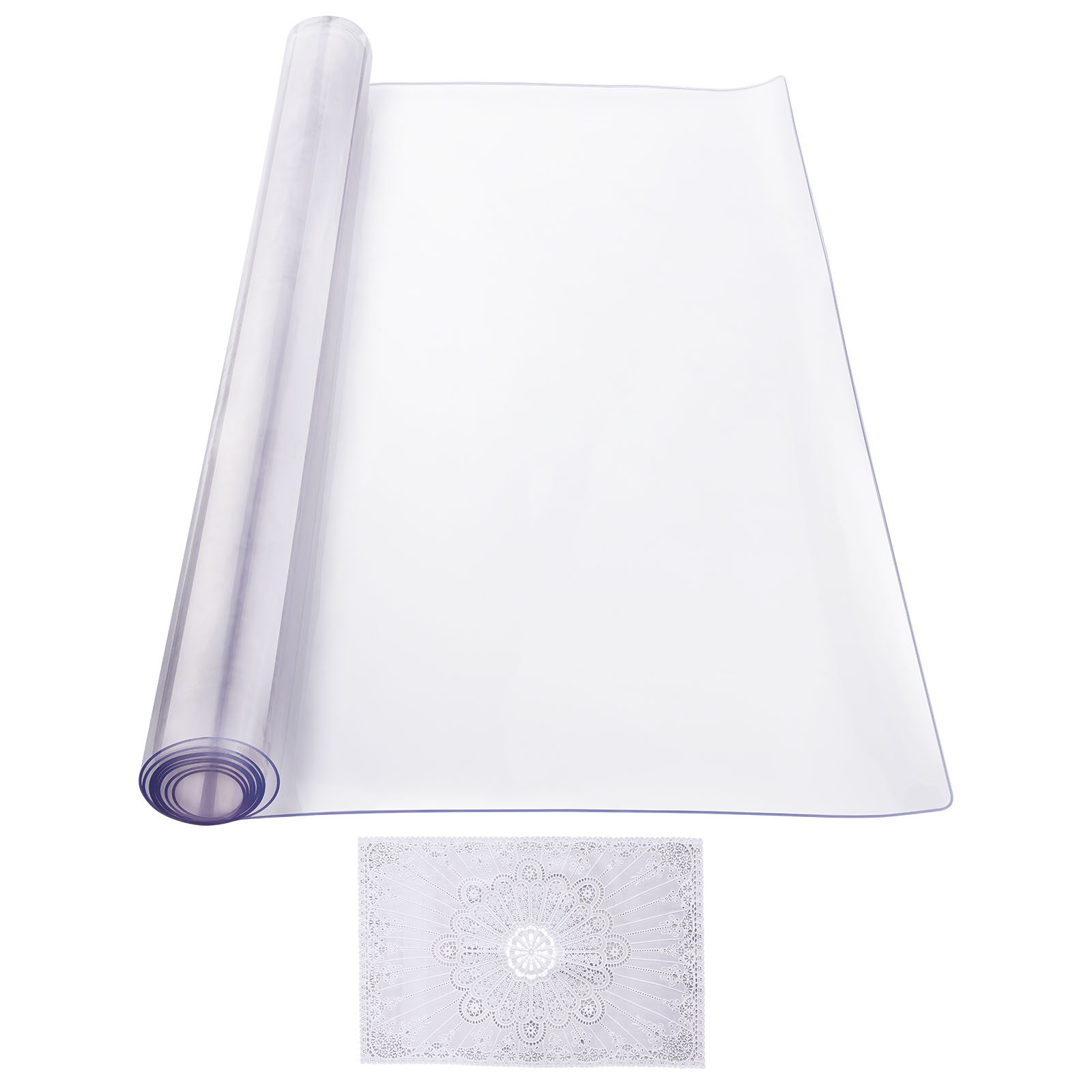 VEVOR PVC Table Protector 14x24-42x96 Inch Clear Plastic Desk Protector 1.5/2mm - Picture 155 of 158