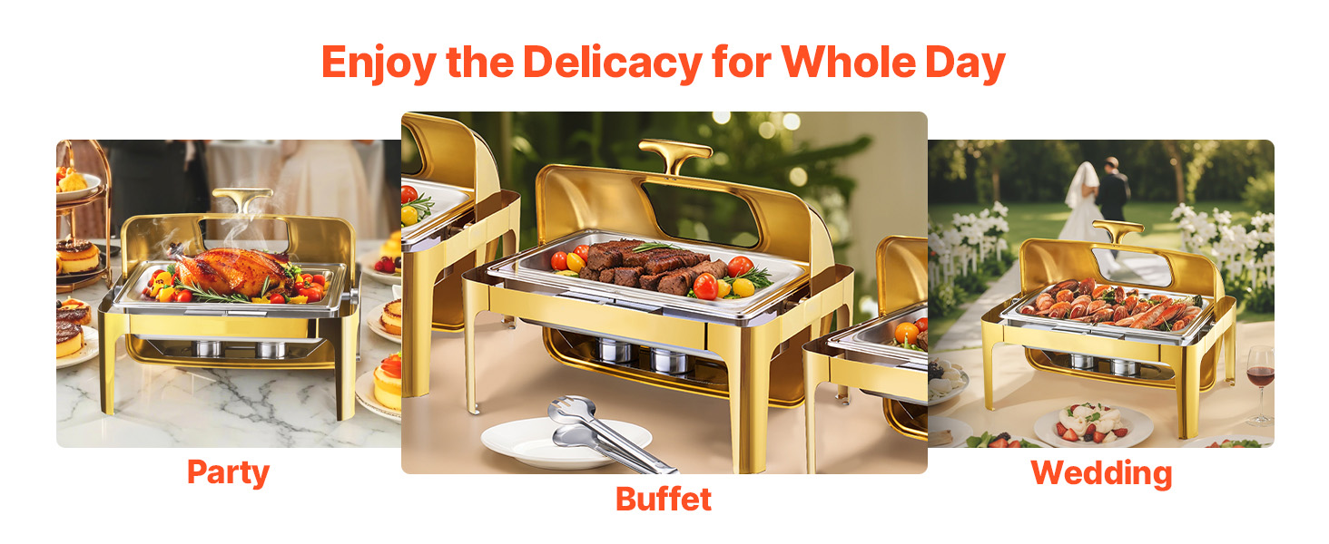 outdoor buffet use