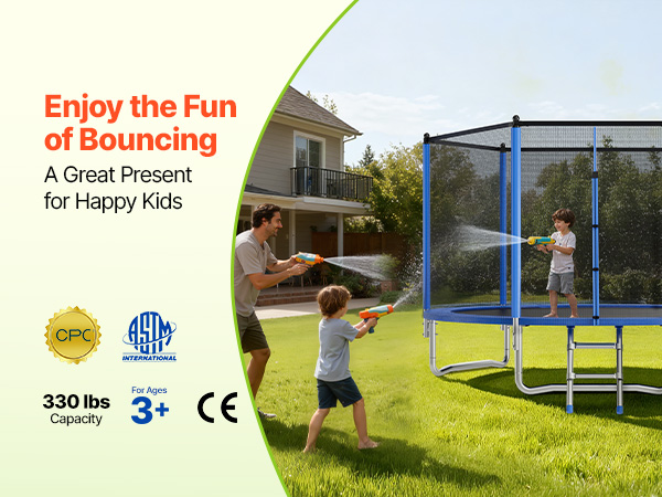 Trampolín Infantil 150 Cm Con Red De Seguridad – Interior Y Exterior, Soporta 150 Kg, Para Niños De 3 A 8 Años