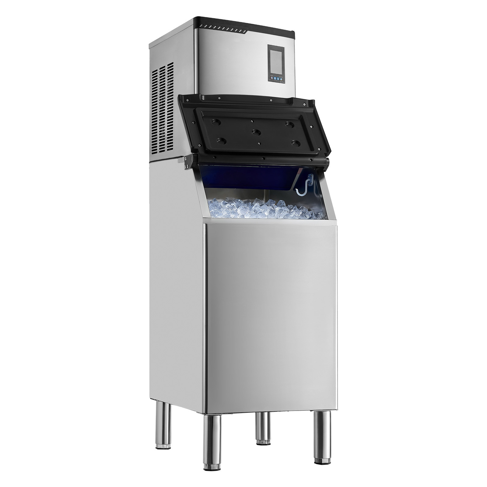 Uimoso 300/450/550/650/800/1000LBS Commercial Ice Maker Machine Self-Cleaning