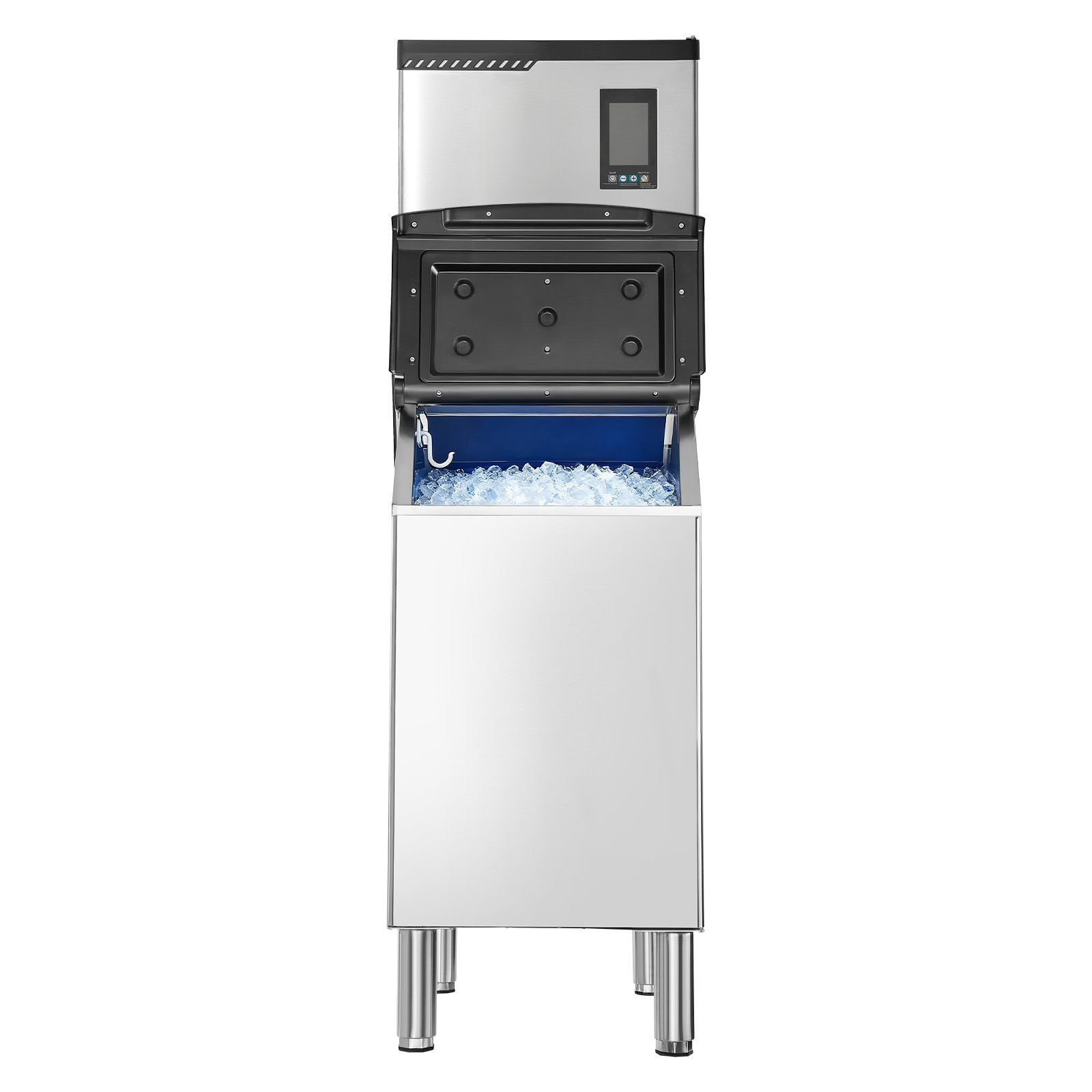 Uimoso 300/450/550/650/800/1000LBS Commercial Ice Maker Machine Self-Cleaning