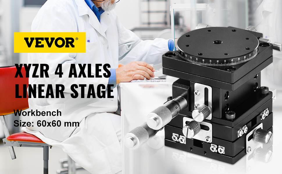 Positioning Stage XYR Axis Trimming Platform Bearing Tuning Sliding Table Linear Stage