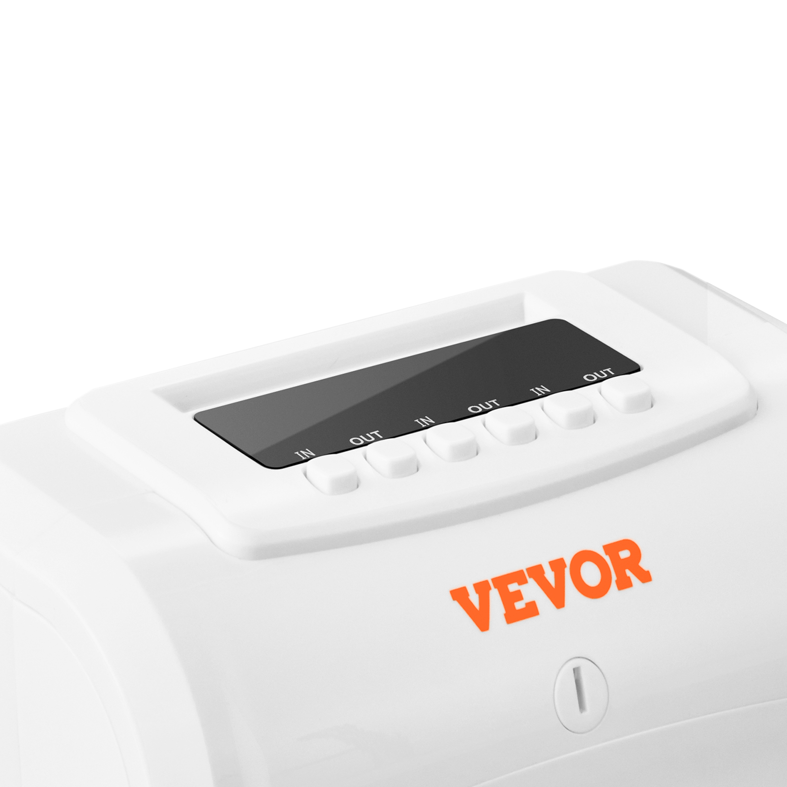 VEVOR Punch Time Clock, Time Tracker Machine for Employees of Small Business, 6 Punches per Day, Time Clock Punch Machine Includes 2 Time Cards, 1 Ink Ribbon and 2 Security Keys