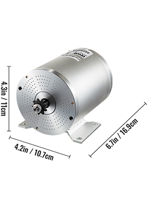 brushless dc motor a100 2 VEVOR bezszczotkowy silnik prądu stałego rowery elektryczne silnik 500W-3000W 36V-72V z regulatorem prędkości i ładowarką do e-skuterów gokarty e-bike