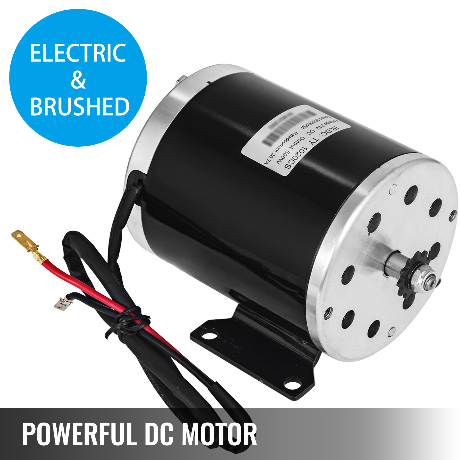 24v 500w DC Electric Motor& Switch &control &Throttle E-Scooter 12 Gauge 