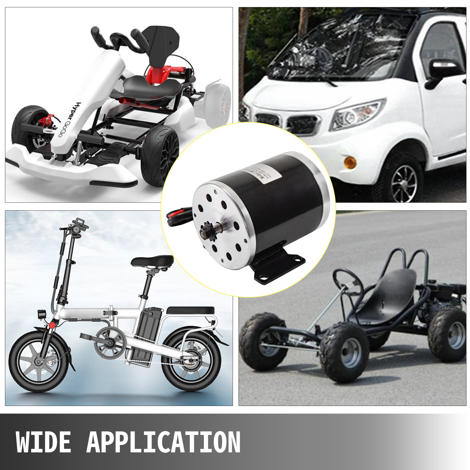 Brushed Motor Go Kart Electric Go Kart Motor 24 Volt 500Watts w/Controller 