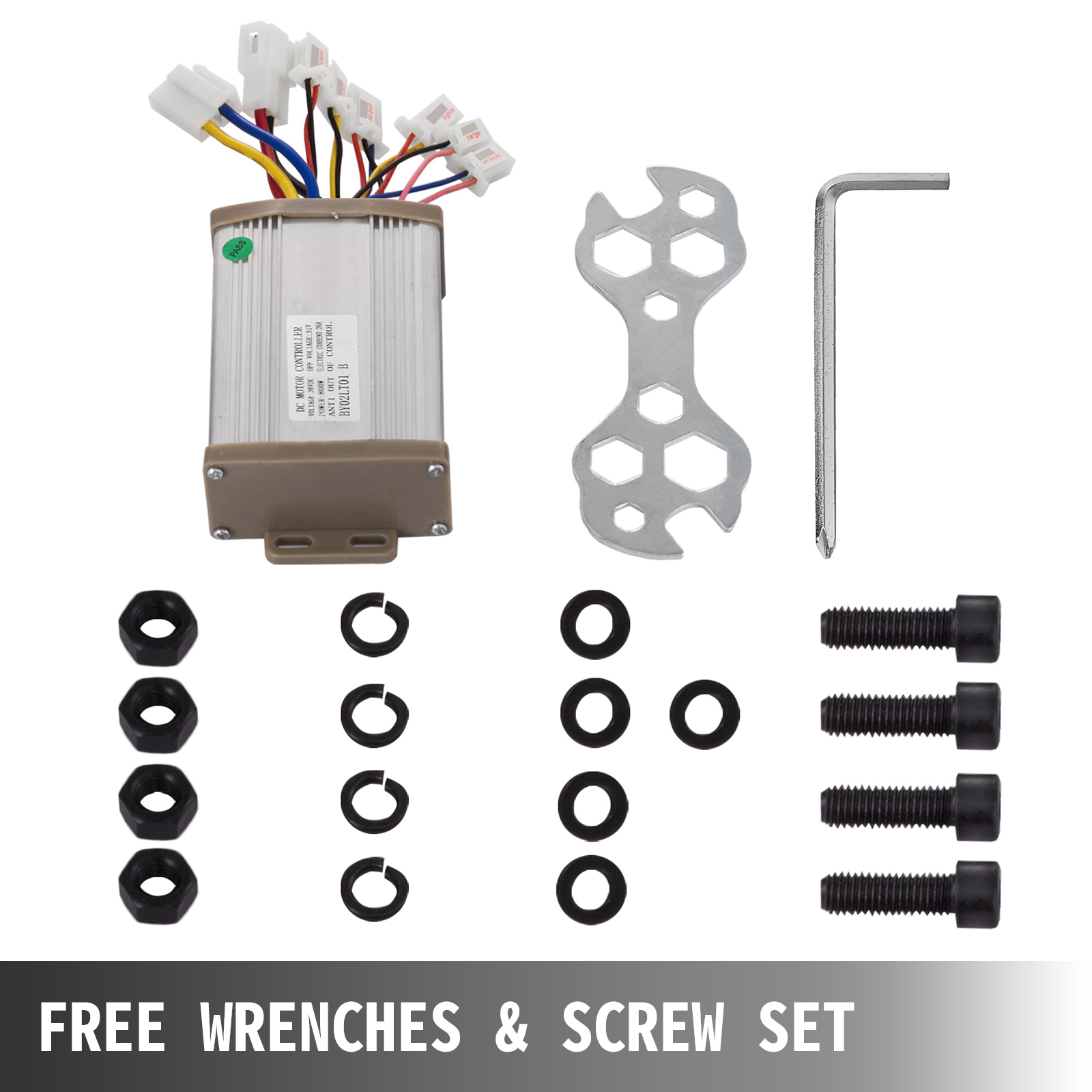 VEVOR Brushed Motor Go Kart Electric Go Kart Motor 650w 36v Dc Motor W