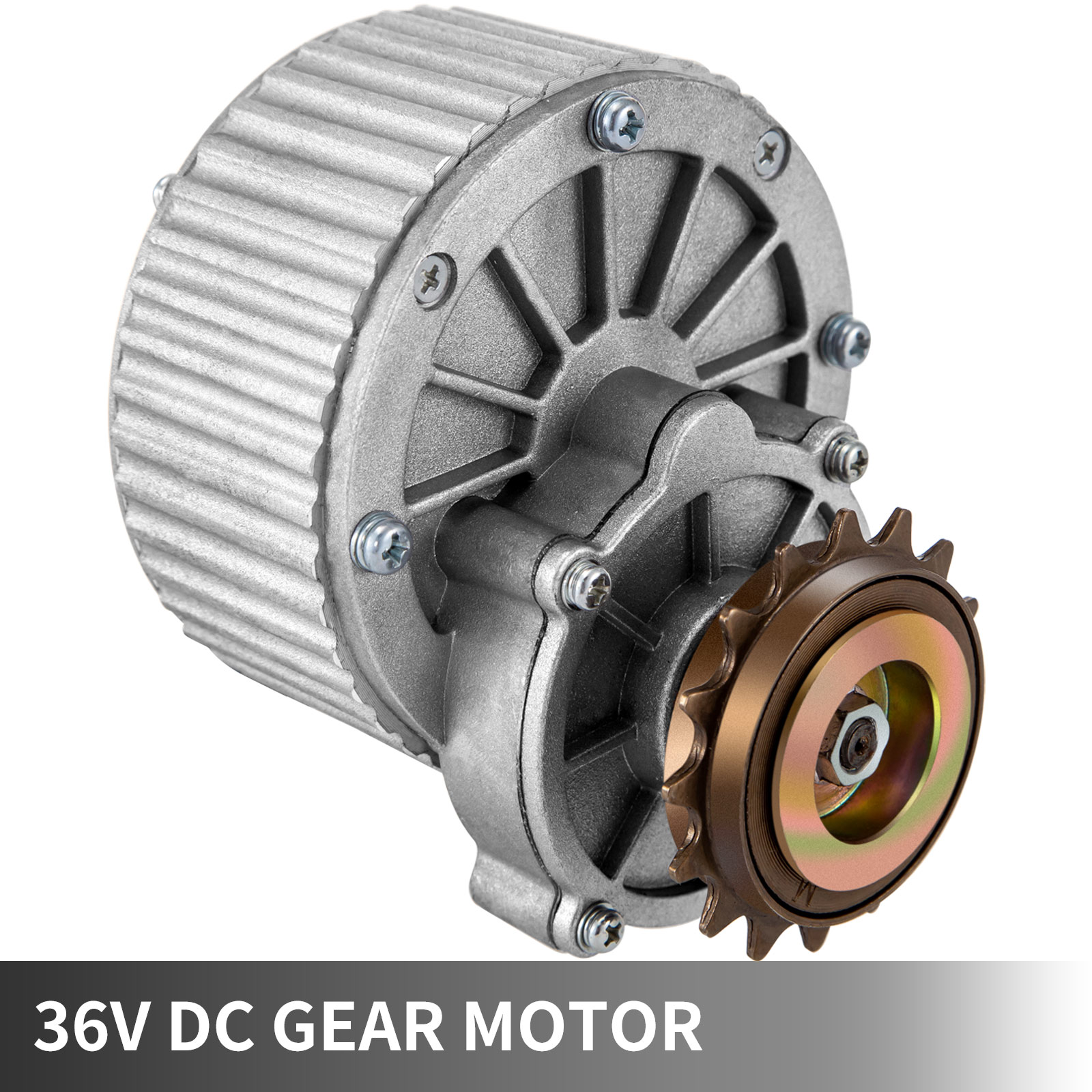 450W 36V DC Motor Gear Reduction Motor Kit Electric Motor Sprocket Mini Bike 