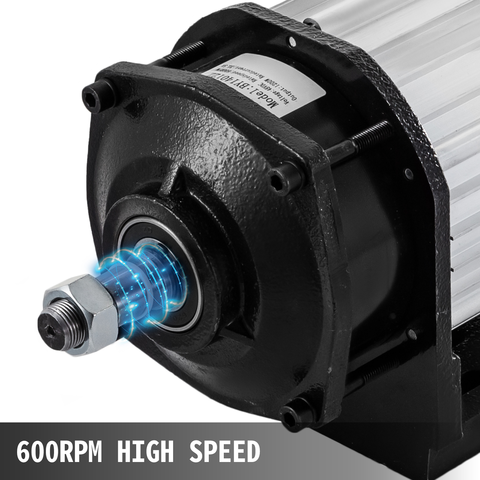 VEVOR Brushless Motor Go Kart Electric Motor for Go Kart 48V 1200W